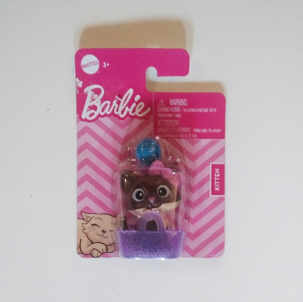 Mattel Barbie Kitten With Basket and Yarn
